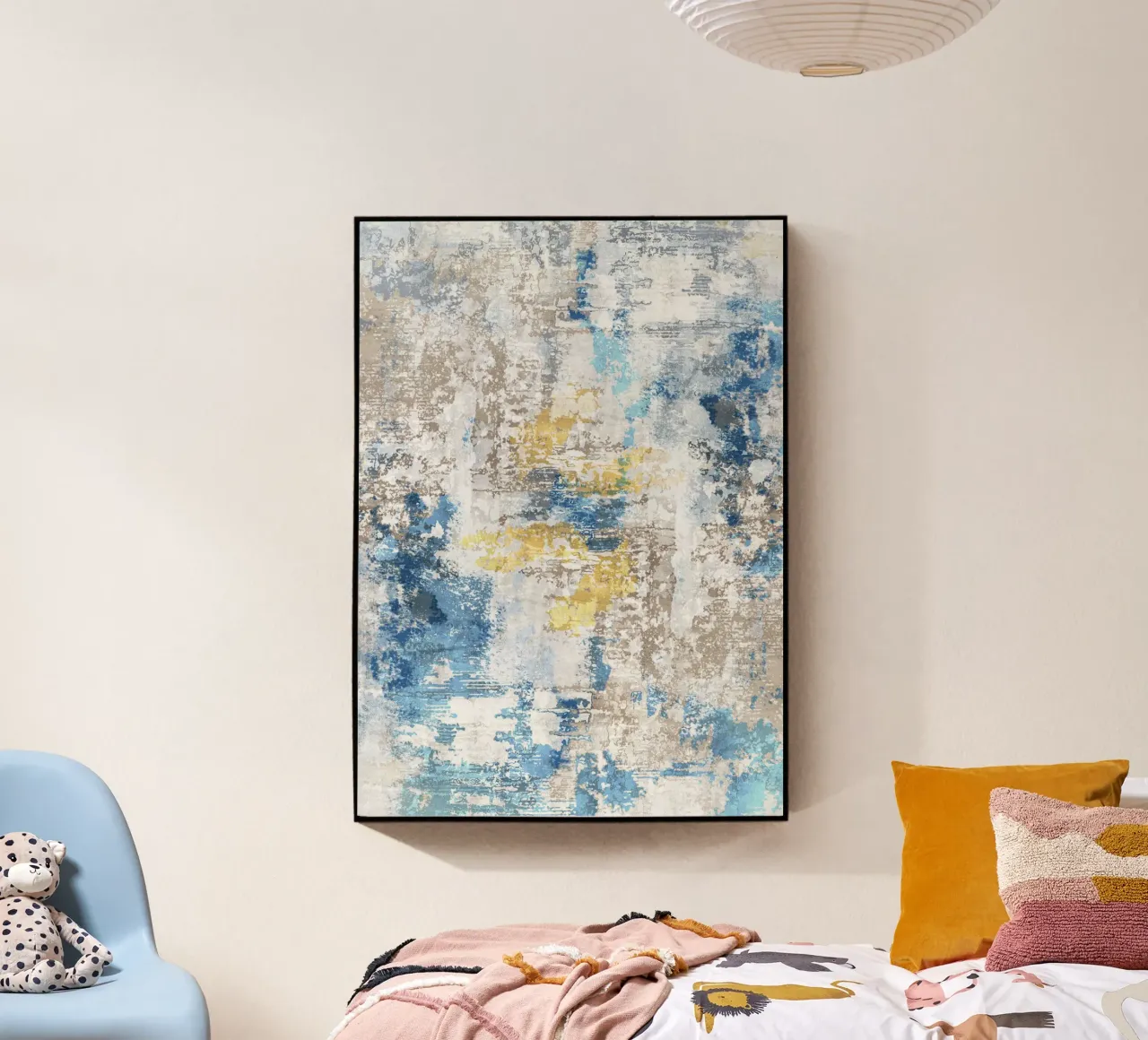 abstract art concrete wear acrylic glass by vintageshop