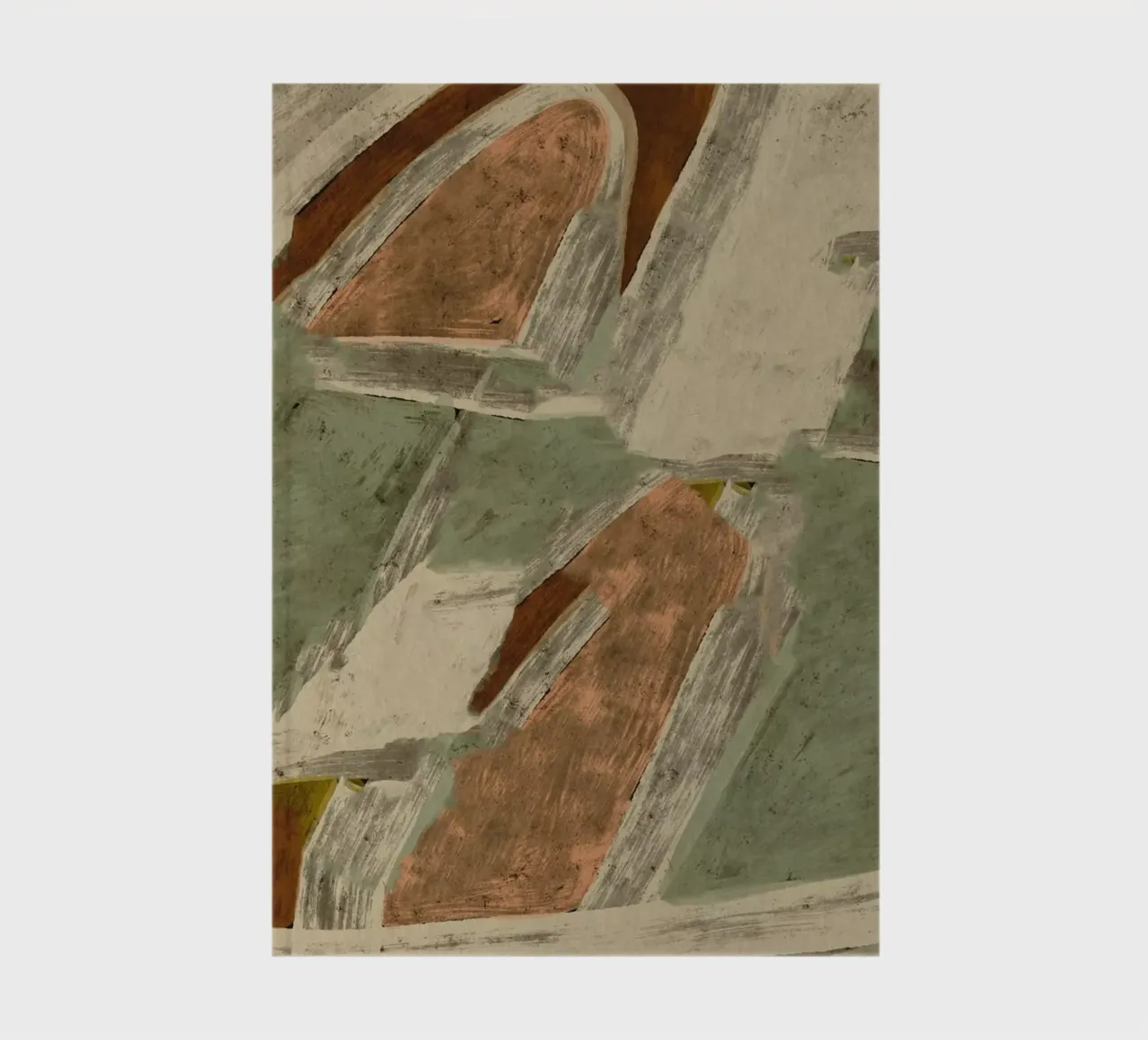 Shifted Fields No 2 notebook by treechild