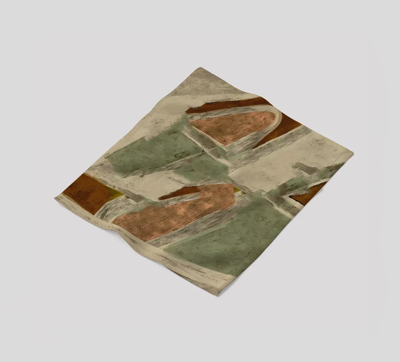 Shifted Fields No 2 coperta in pile da treechild