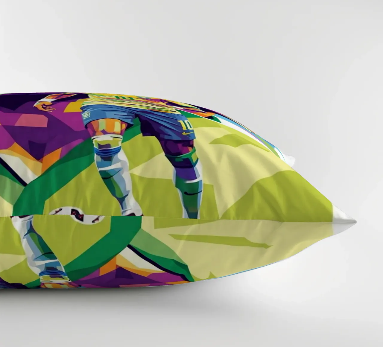 Neymar - WPAP art style (2) cuscino da Hantamrata