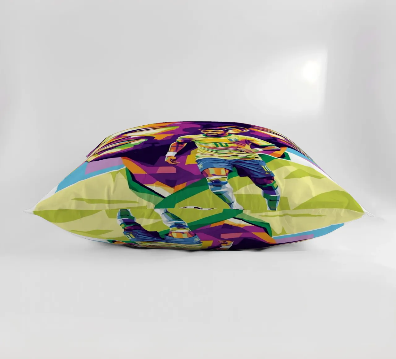 Neymar - WPAP art style (2) cuscino da Hantamrata