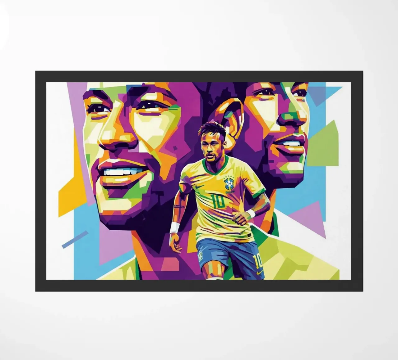 Neymar - WPAP art style (2) zerbino da Hantamrata