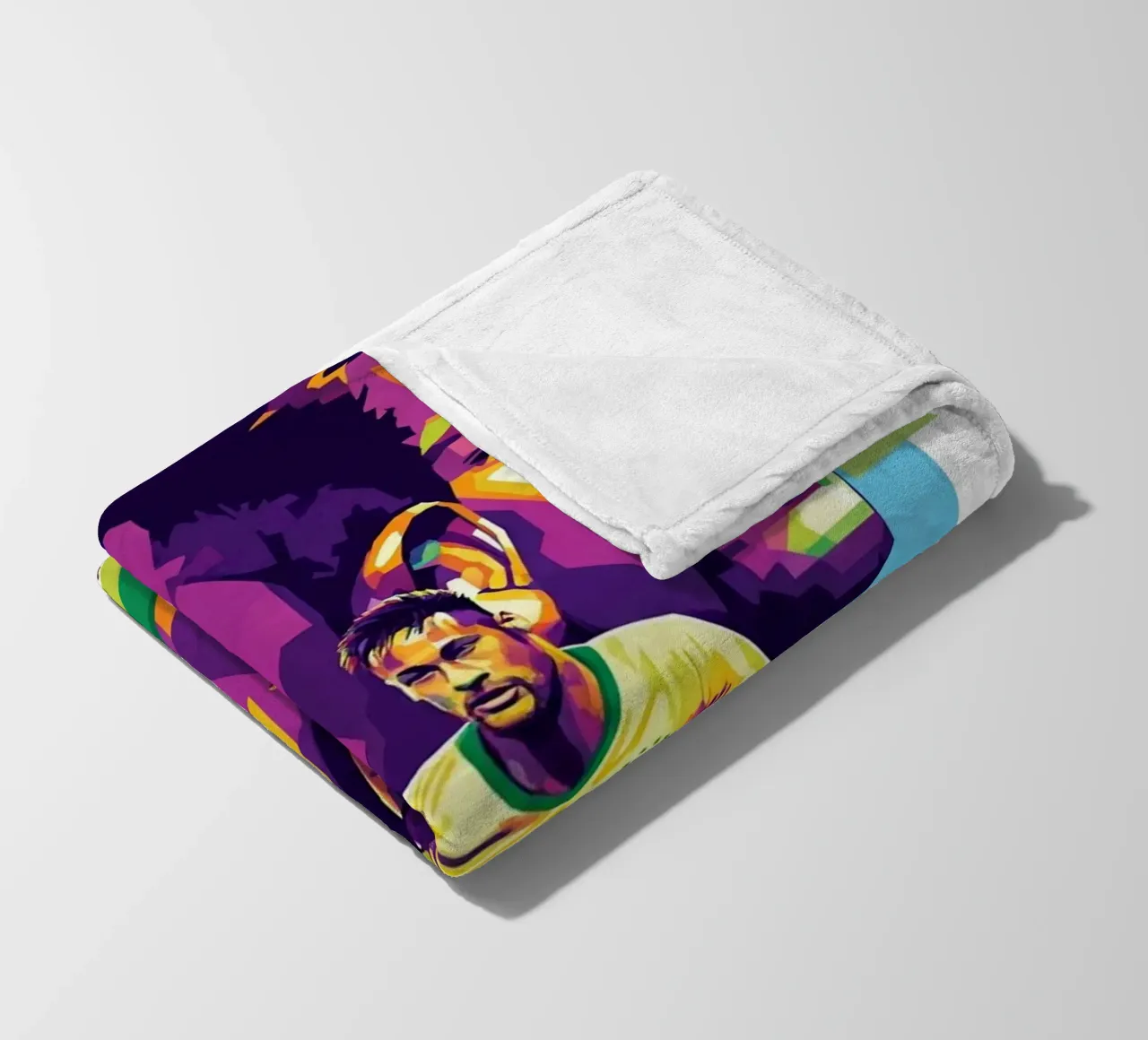Neymar - WPAP art style (2) coperta in pile da Hantamrata