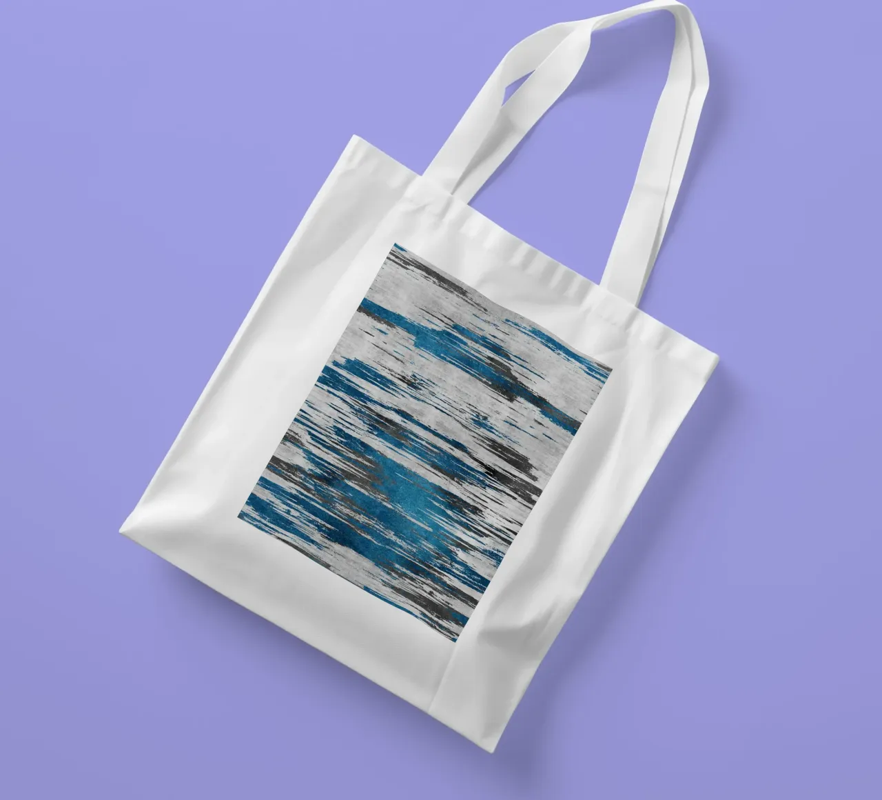abstract art concrete wear x borsa in juta da vintageshop