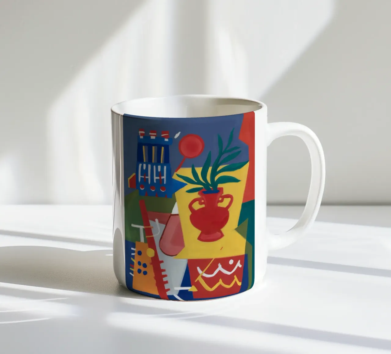 Bohemian Still Life ceramic mug by Bring Haven