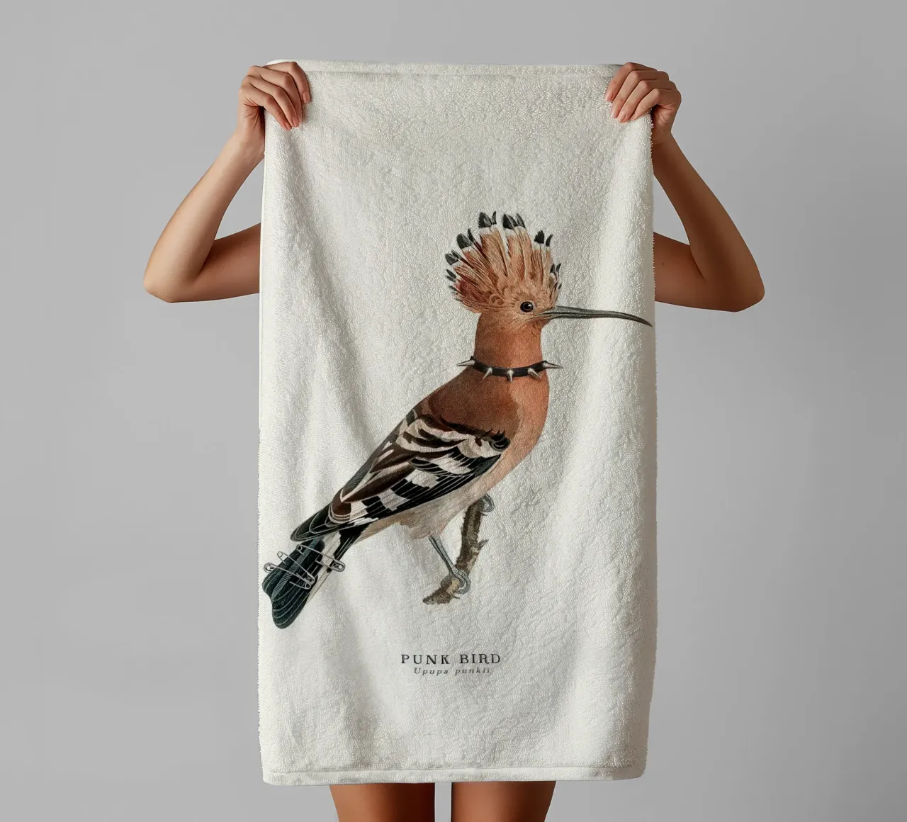 Punk Bird - Jonas Loose asciugamano da bagno da shaw post