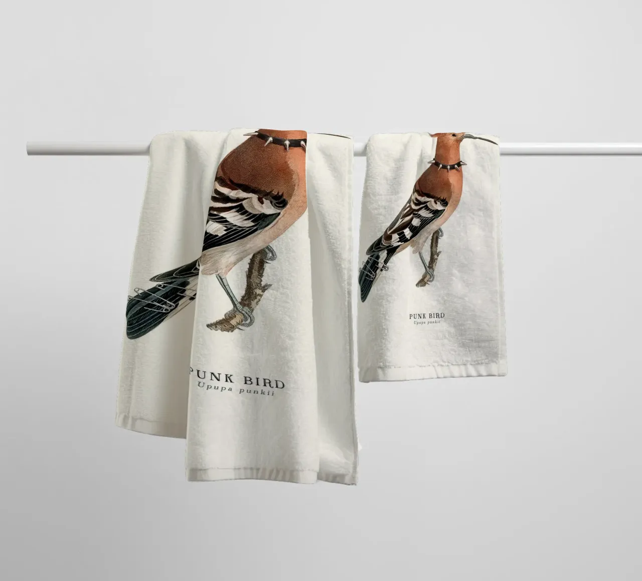 Punk Bird - Jonas Loose asciugamano da bagno da shaw post