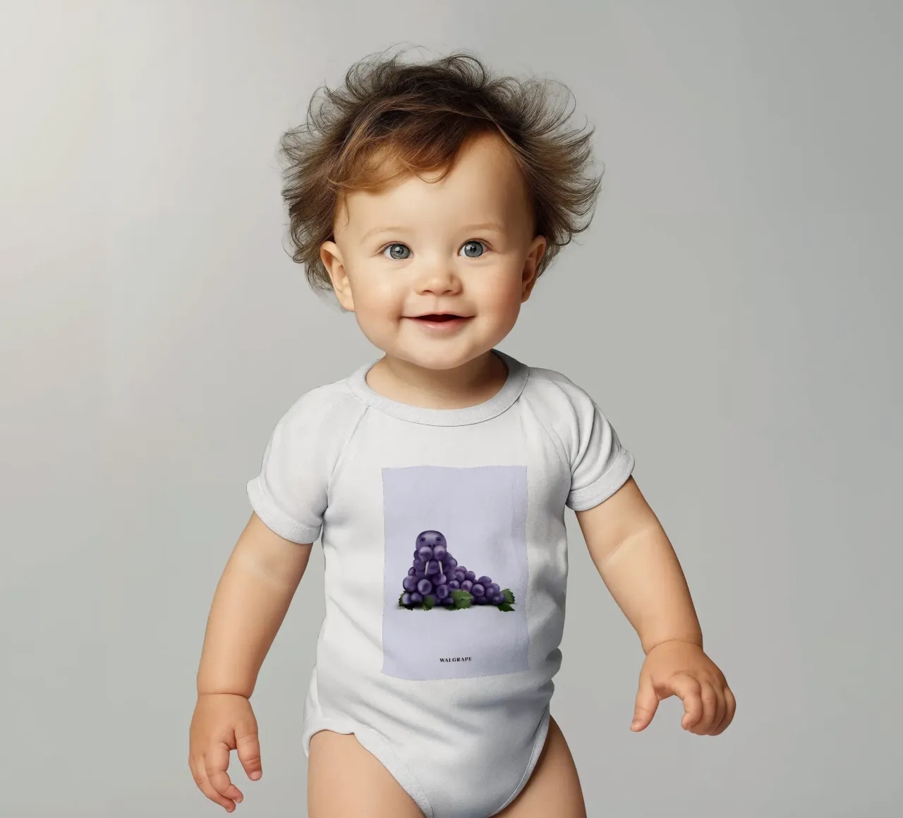 Walgrape - Jonas Loose body neonato maniche corte da shaw post
