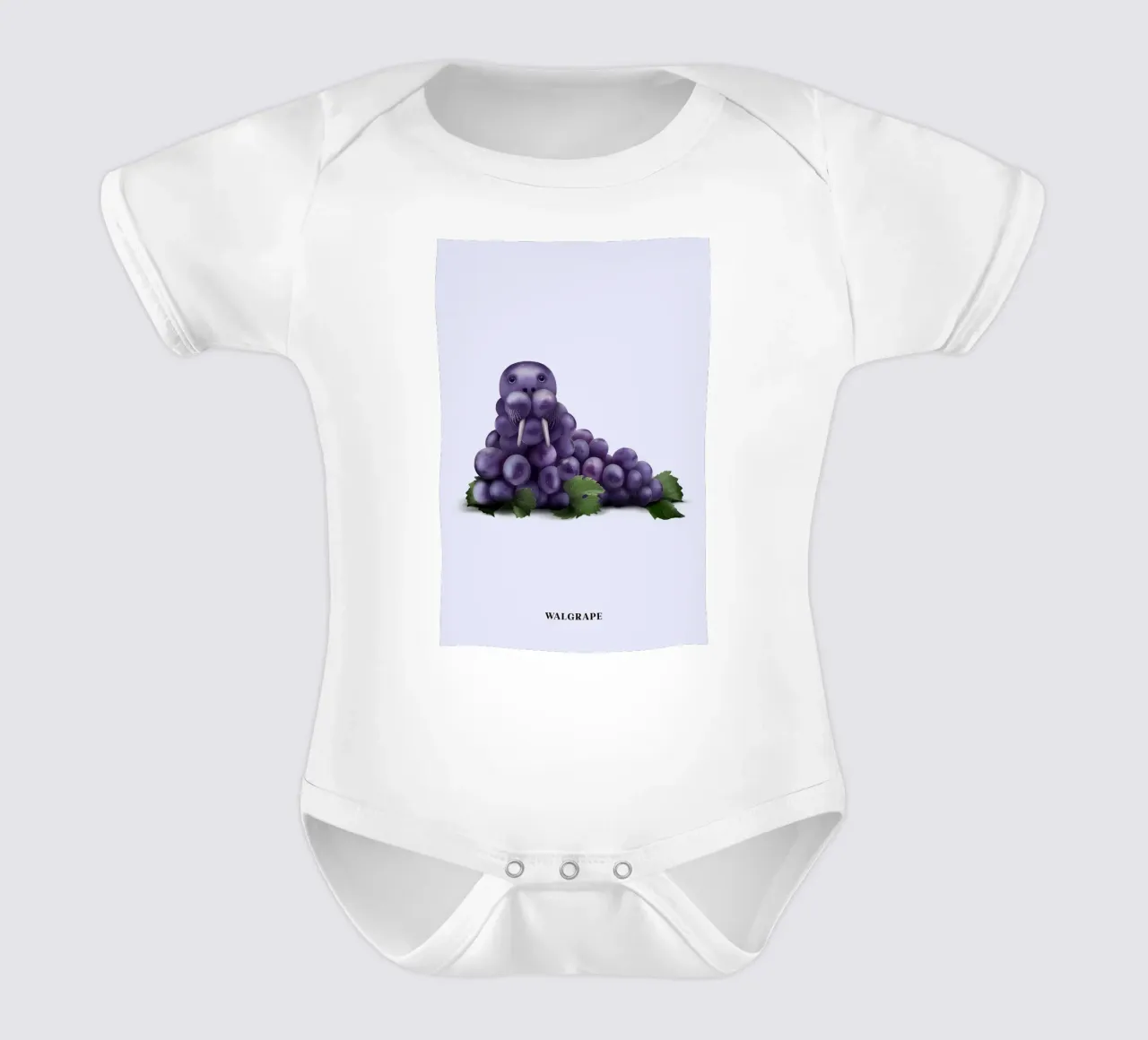 Walgrape - Jonas Loose body neonato maniche corte da shaw post