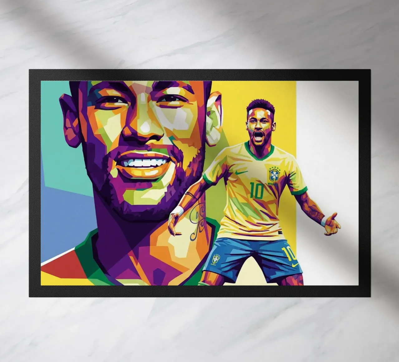 Neymar - WPAP art style (3) zerbino da Hantamrata