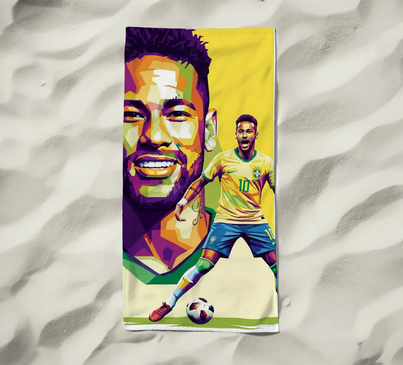 Neymar - WPAP art style (3) telo mare da Hantamrata