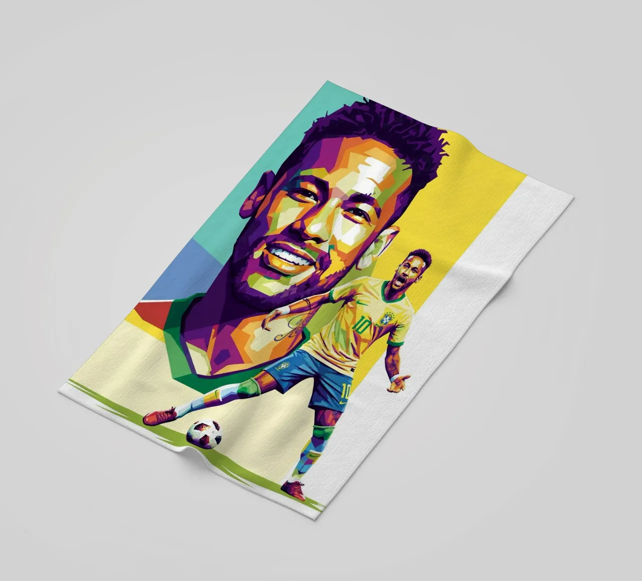 Neymar - WPAP art style (3) telo mare da Hantamrata