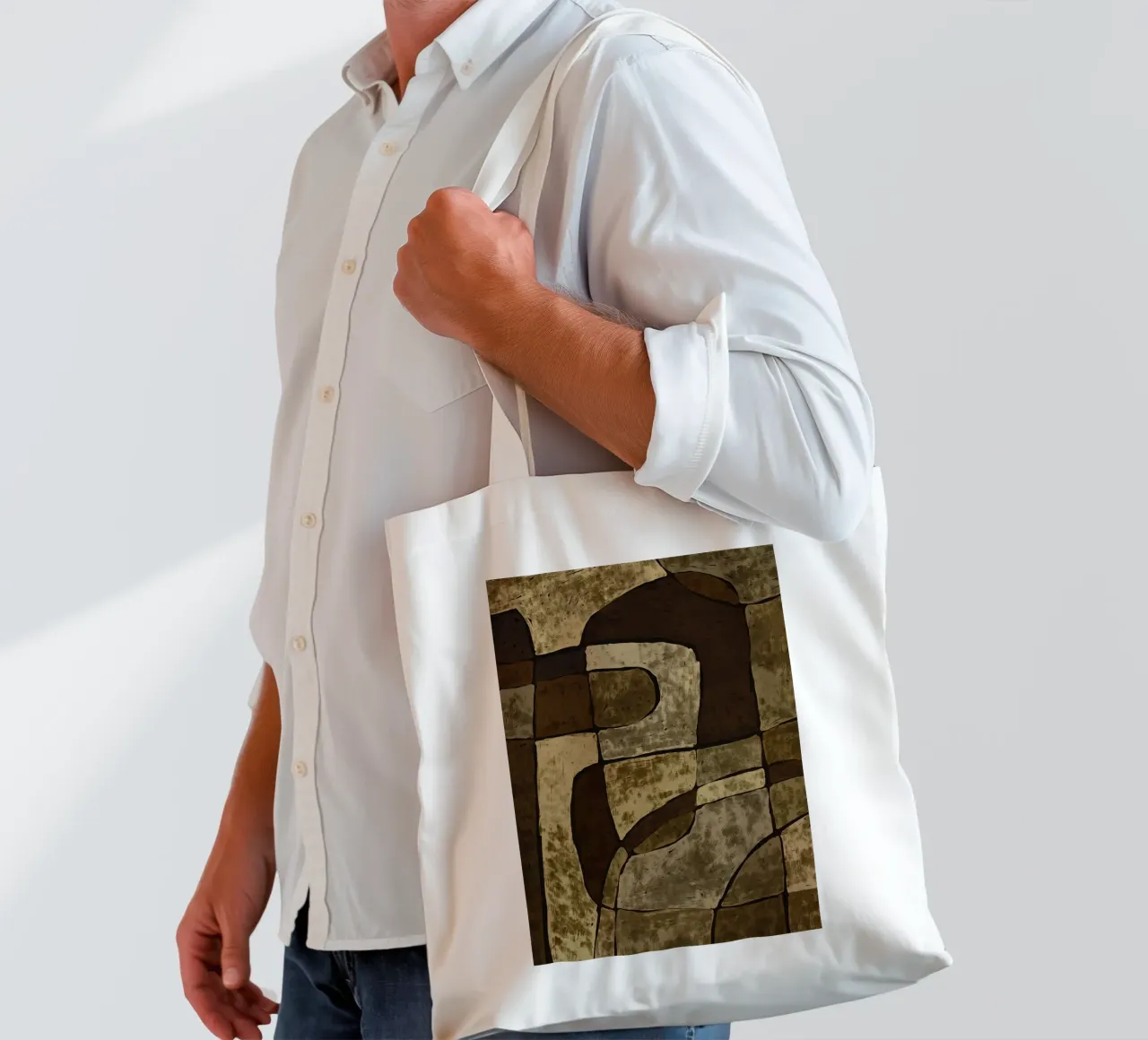 Woody Pieces No 1 tote bag by treechild