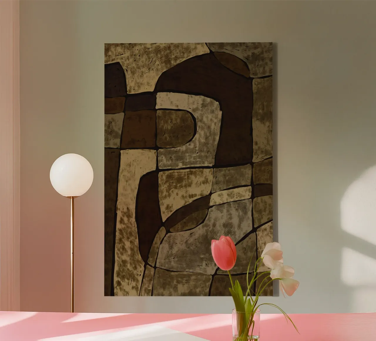Woody Pieces No 1 canvas by treechild
