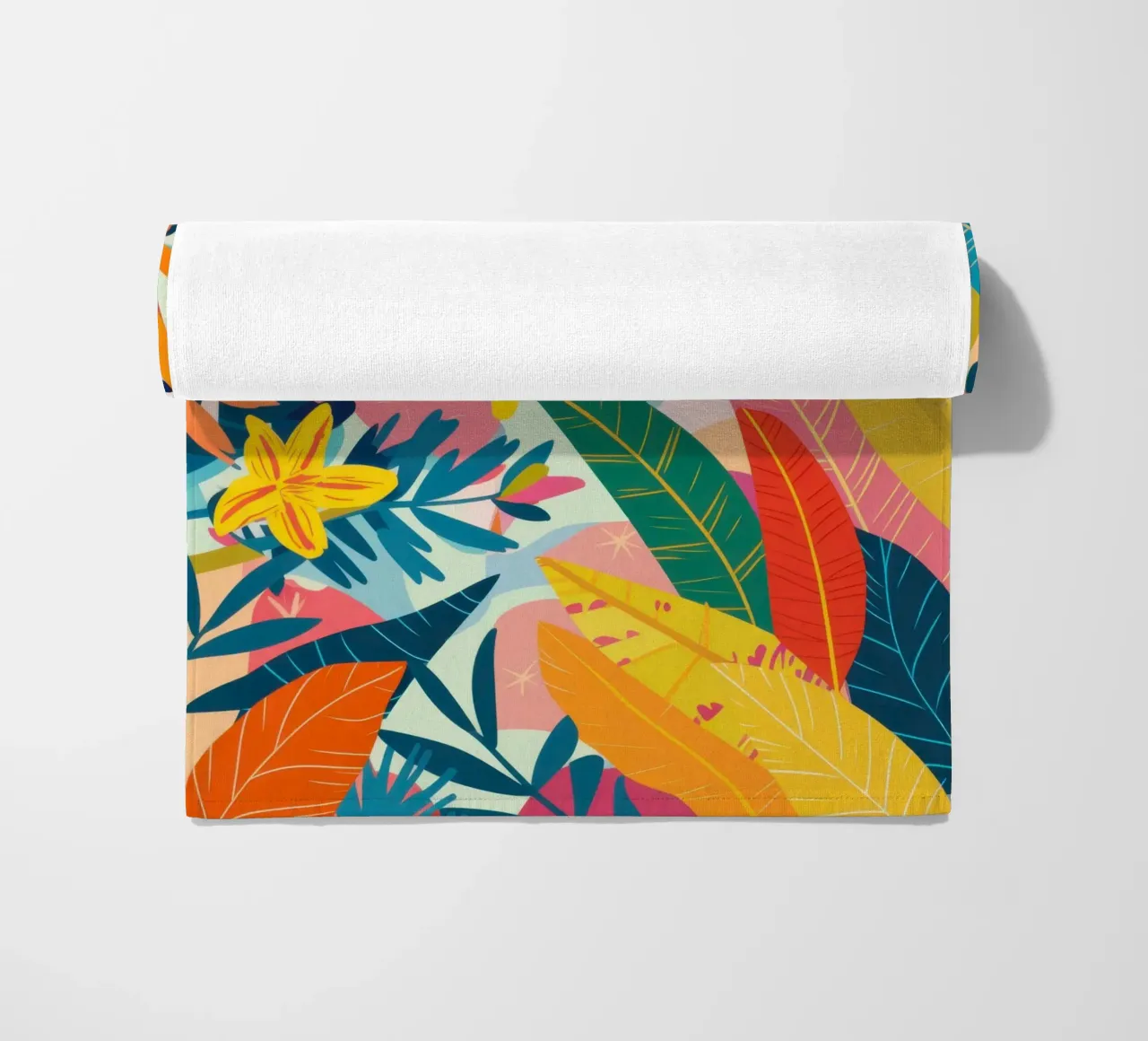 Sogno cromatico tropicale telo mare da Bring Haven