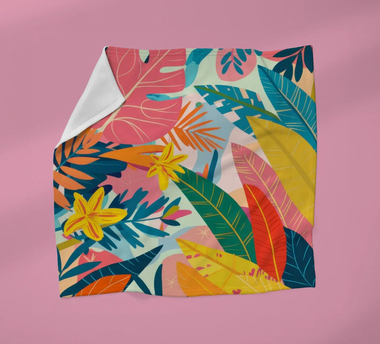 Sogno cromatico tropicale coperta in pile da Bring Haven