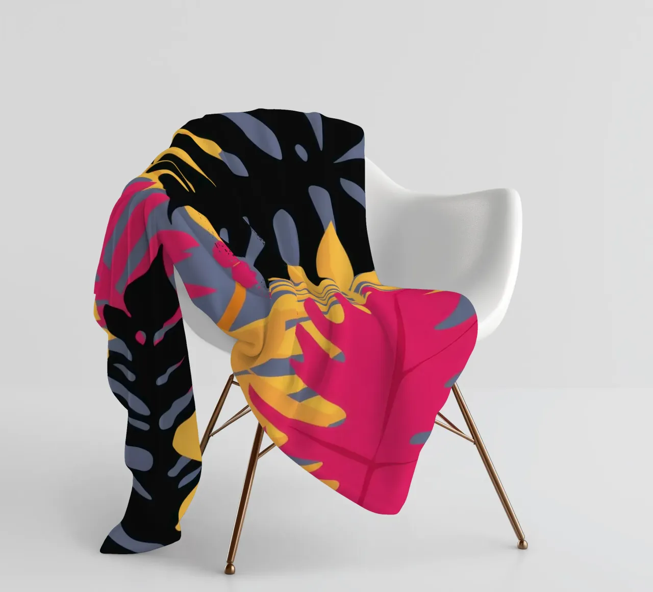 Nächtliche Dschungel-Eleganz Fleecedecke von Bring Haven