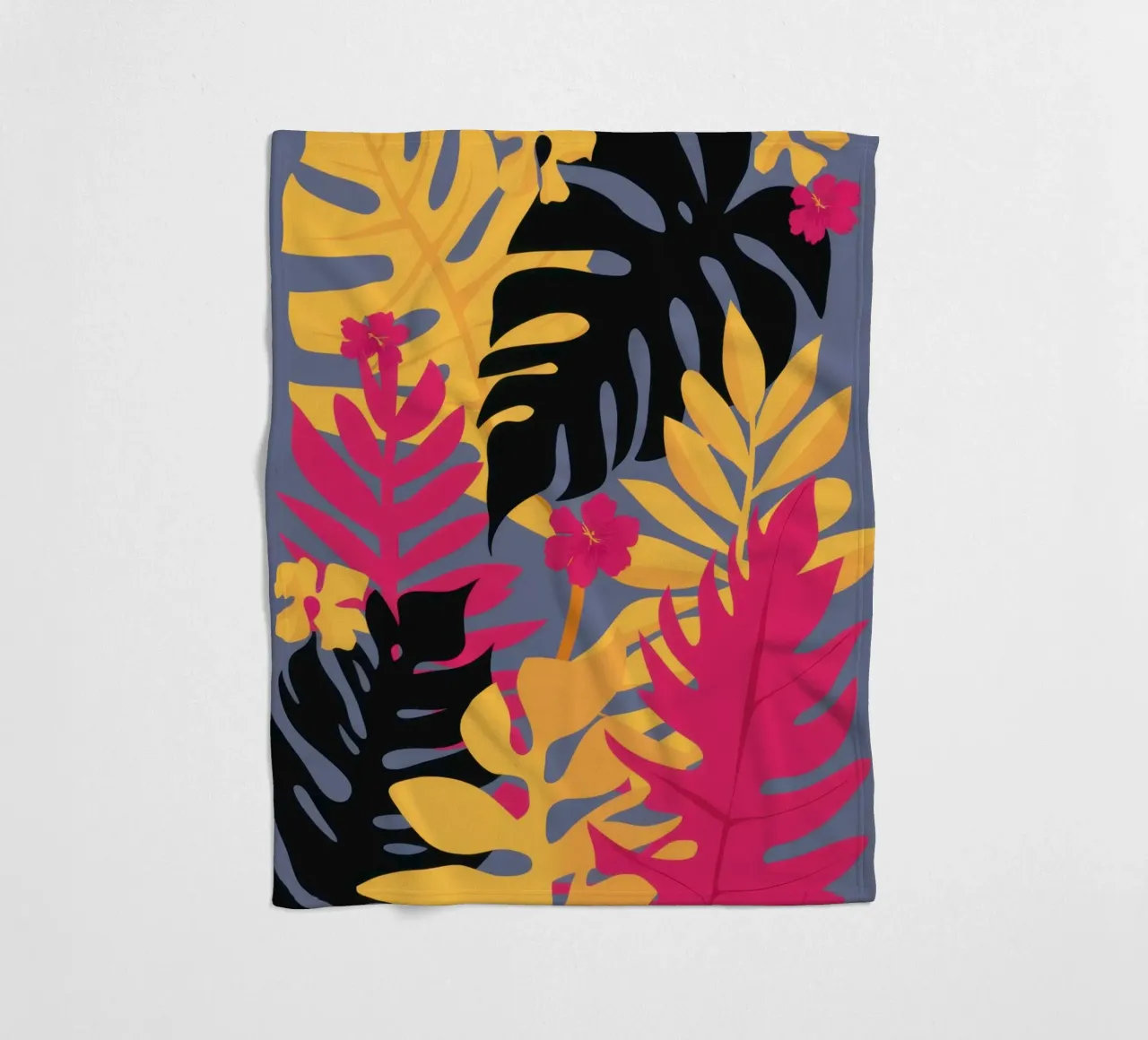 Nächtliche Dschungel-Eleganz Fleecedecke von Bring Haven