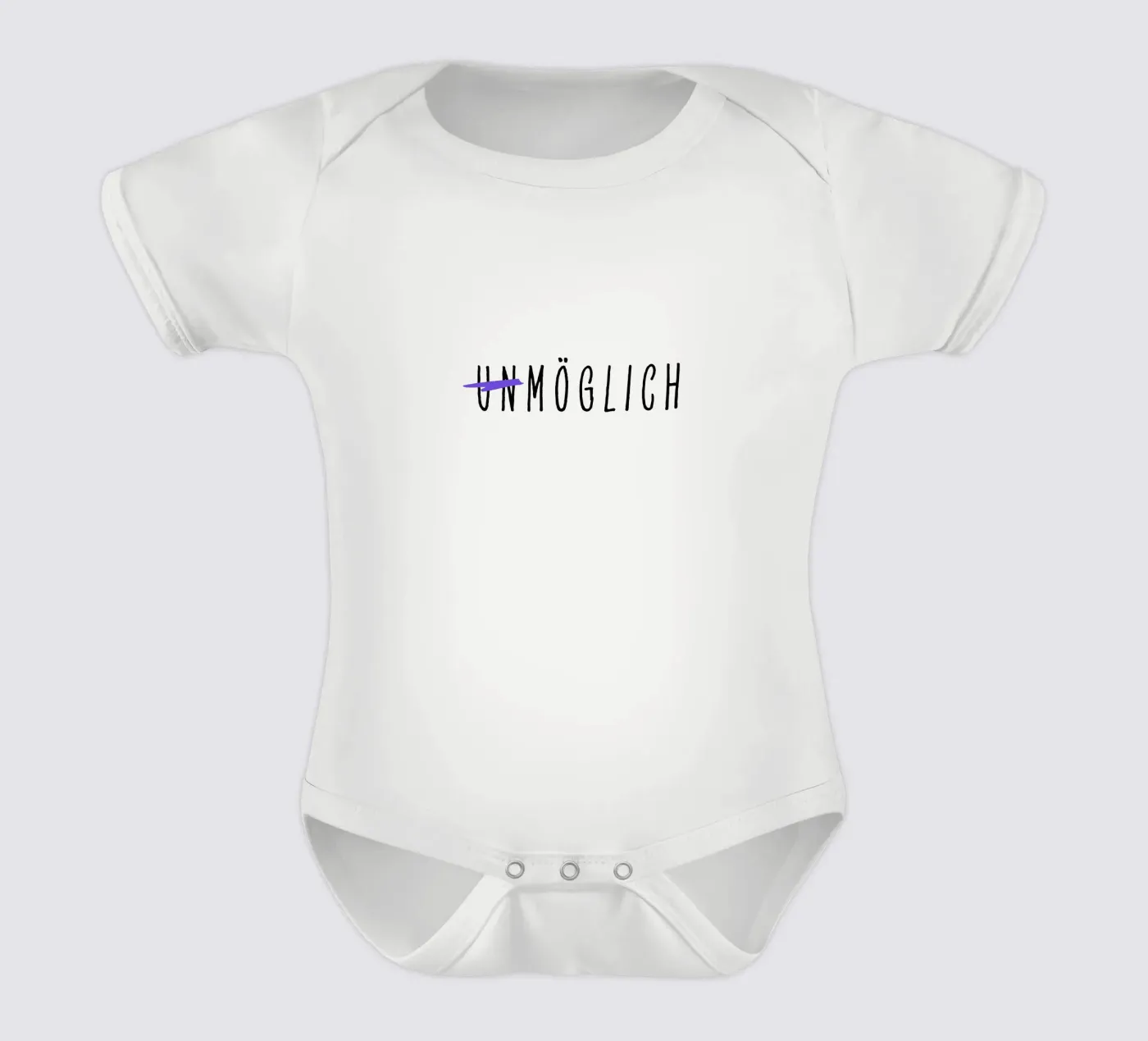 Unmöglich Kurzarm Babybody von Gift Ideas