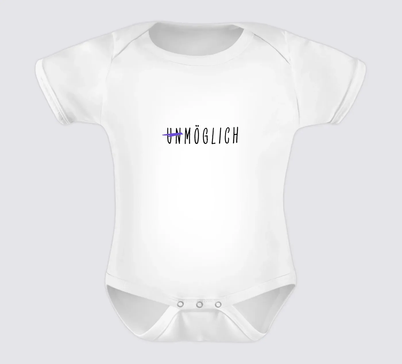 Unmöglich Kurzarm Babybody von Gift Ideas