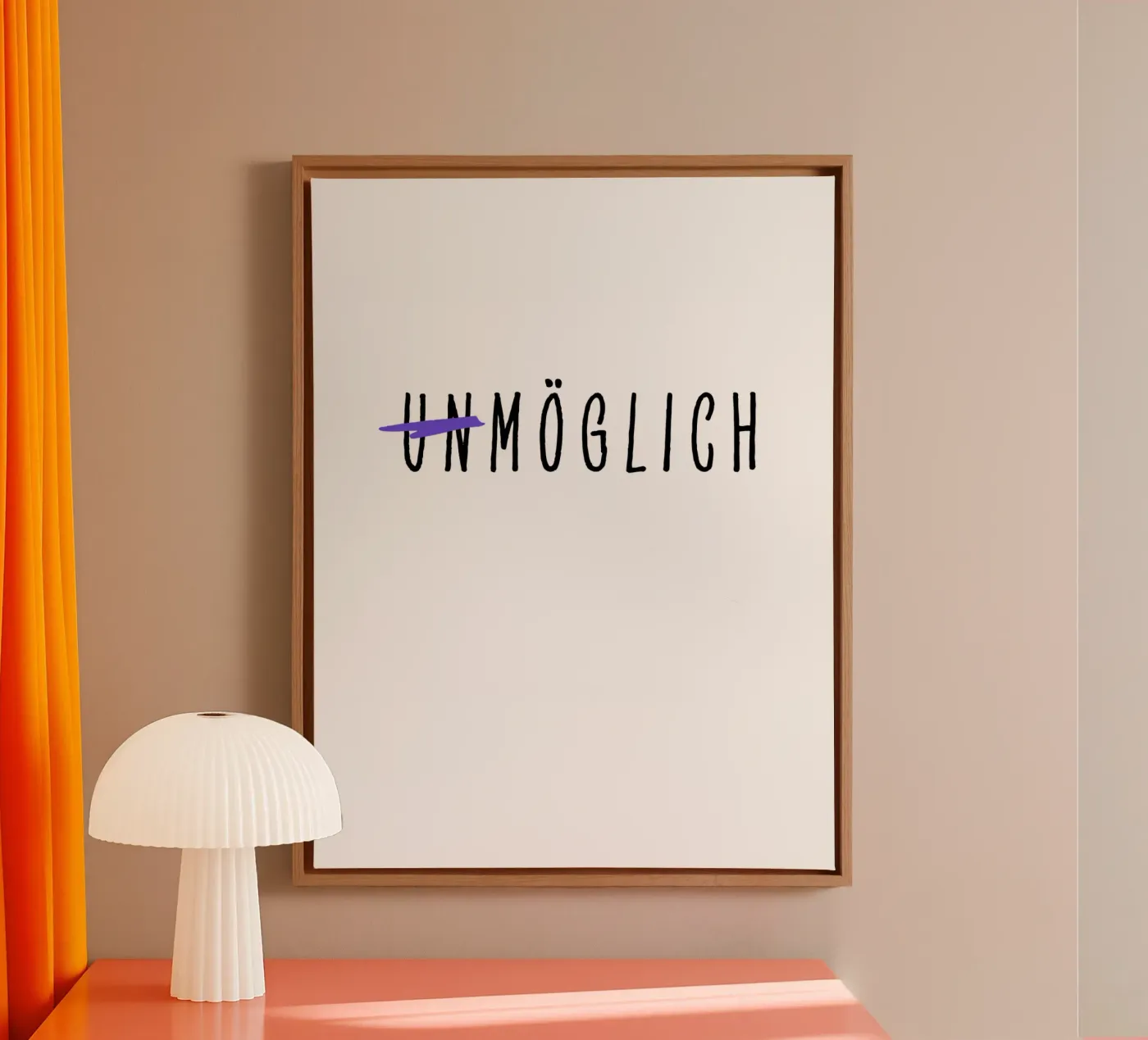 Impossible Leinwand von Gift Ideas