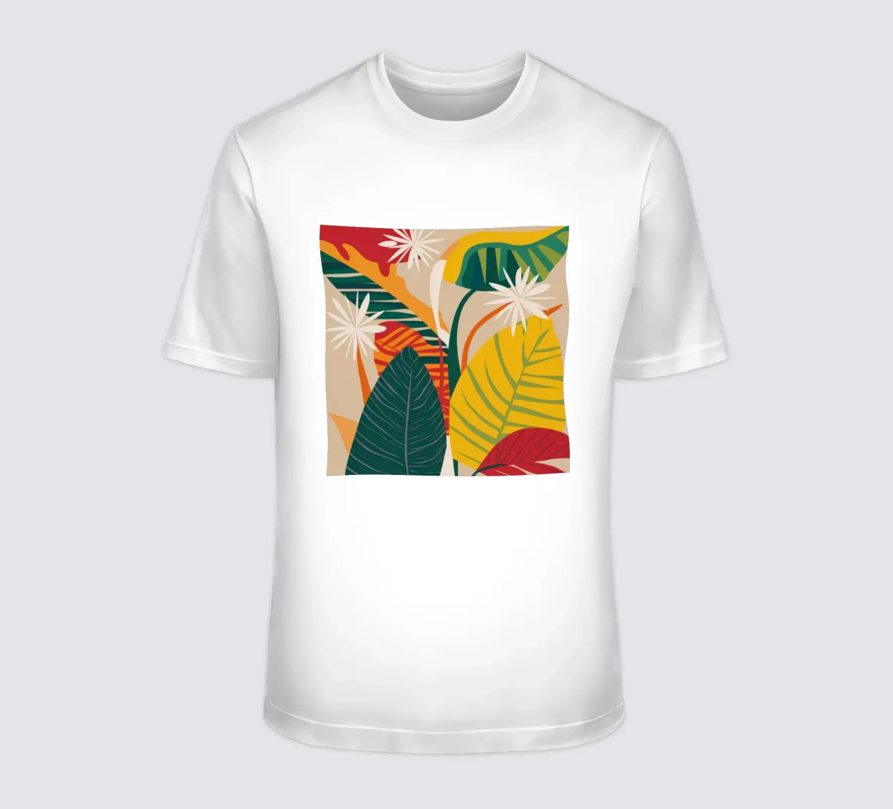 Abstraction tropicale verdoyante t-shirt de Bring Haven