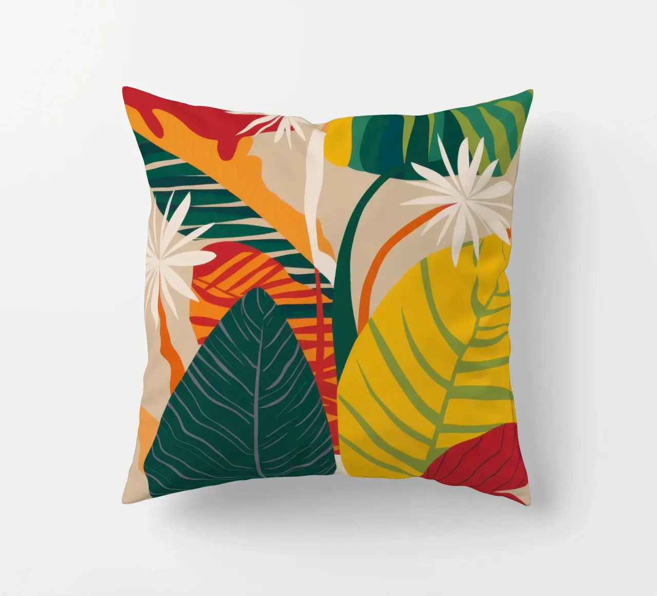Astrazione tropicale verdeggiante cuscino da Bring Haven