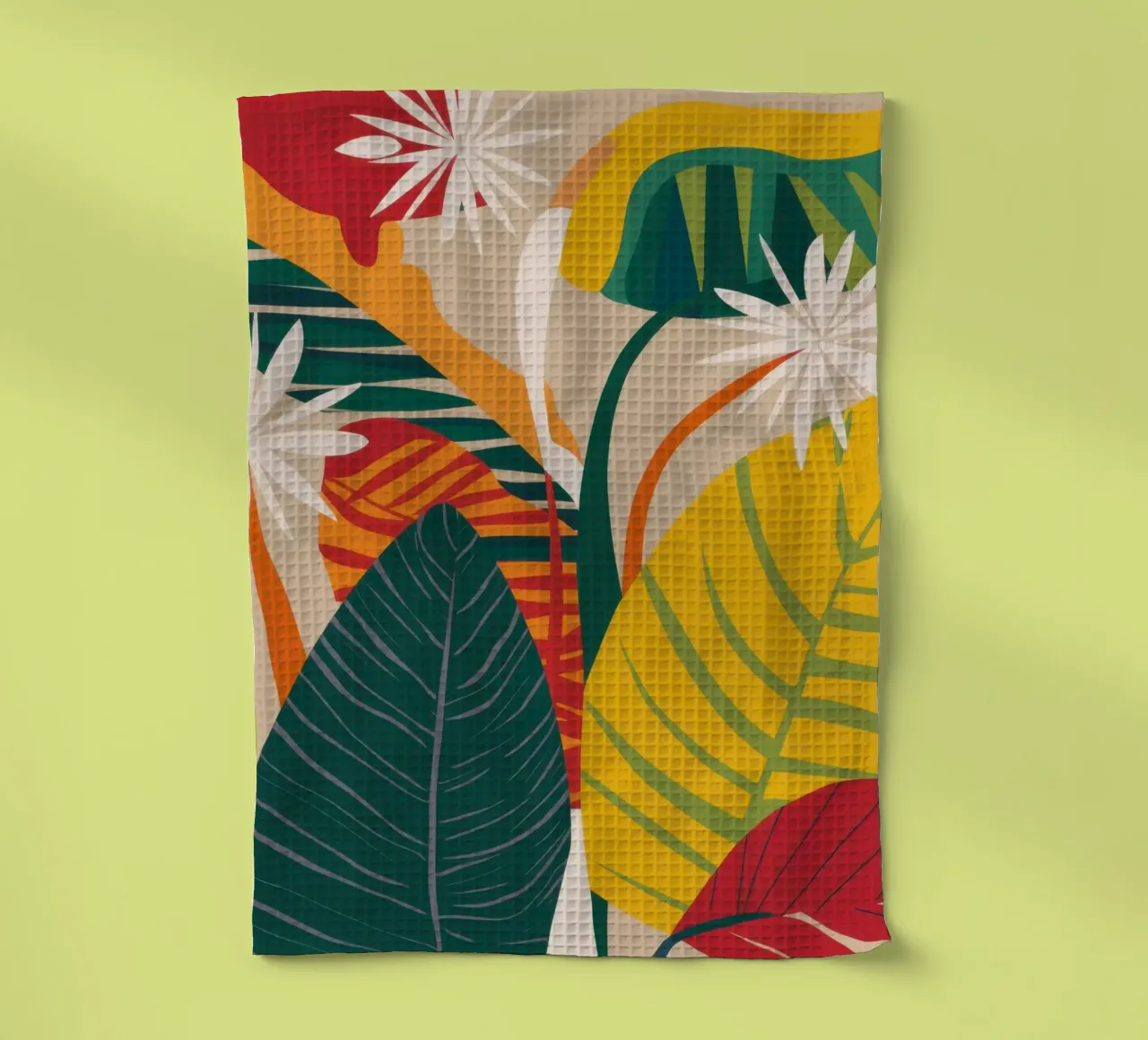 Astrazione tropicale verdeggiante canovaccio da cucina da Bring Haven
