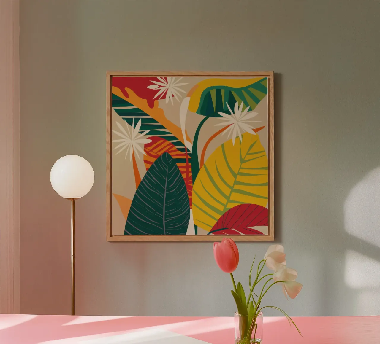 Verdant Tropic Abstractie forex-plaat van Bring Haven