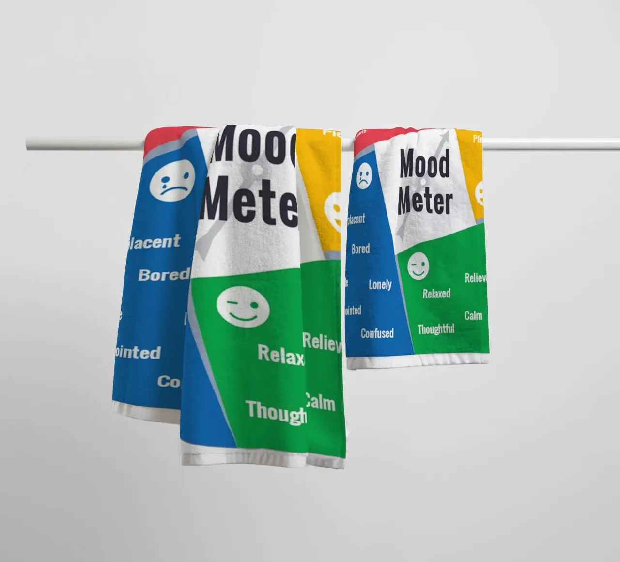 Mood Meter Paysage serviette de bain de Monikaprint