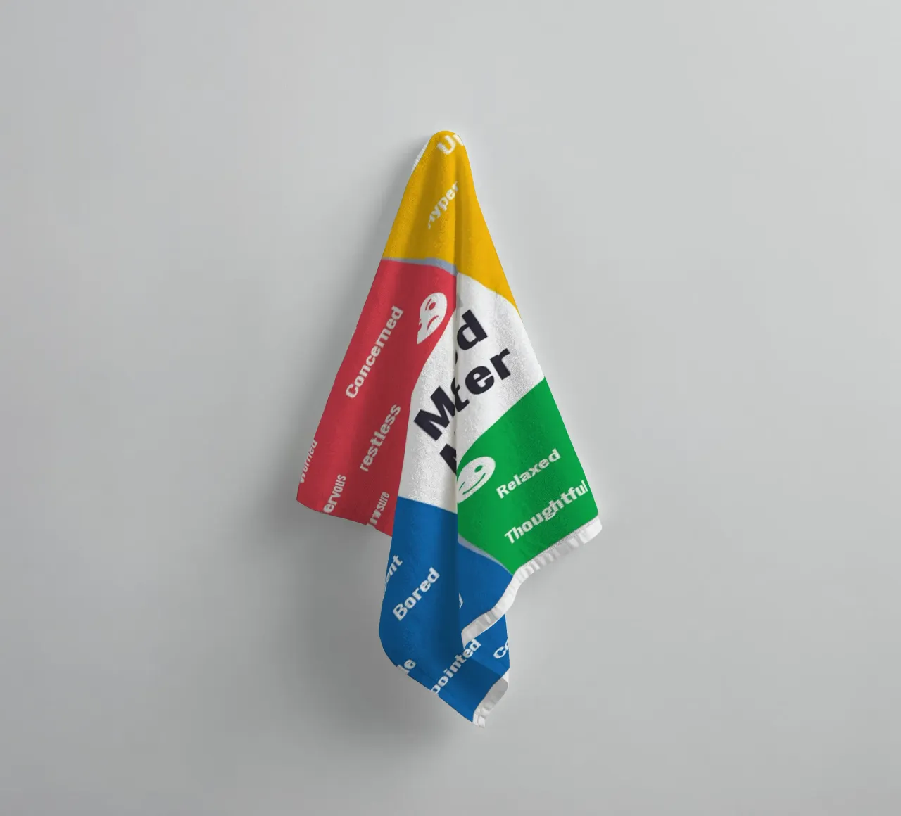 Mood Meter Paysage serviette de bain de Monikaprint
