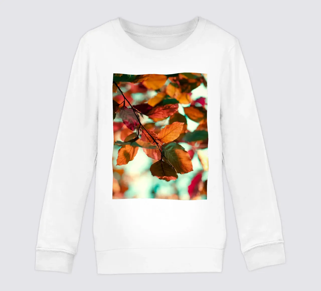 foglie d'autunno fogliame felpa bambino da Earthly Visions