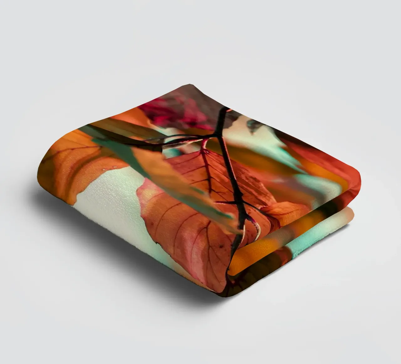 foglie d'autunno fogliame asciugamano da bagno da Earthly Visions