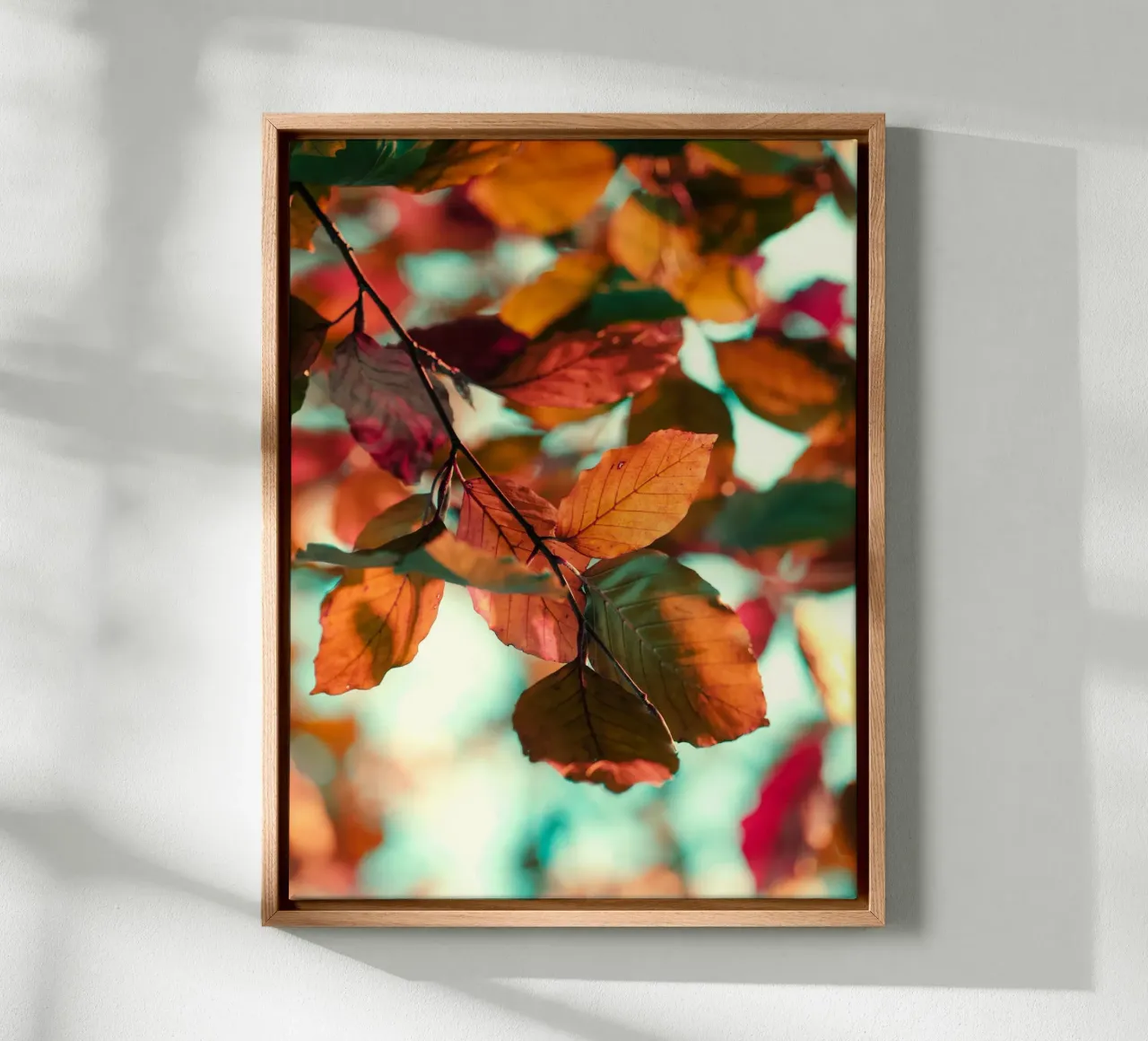 autumn leaves foliage canvas by Earthly Visions