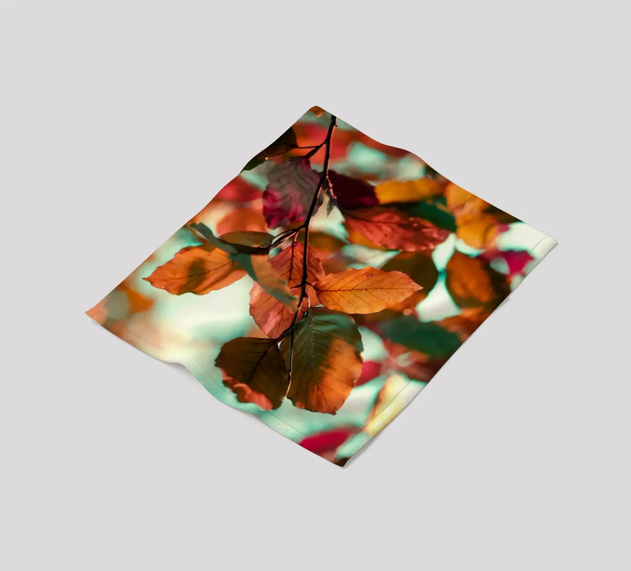 foglie d'autunno fogliame coperta in pile da Earthly Visions