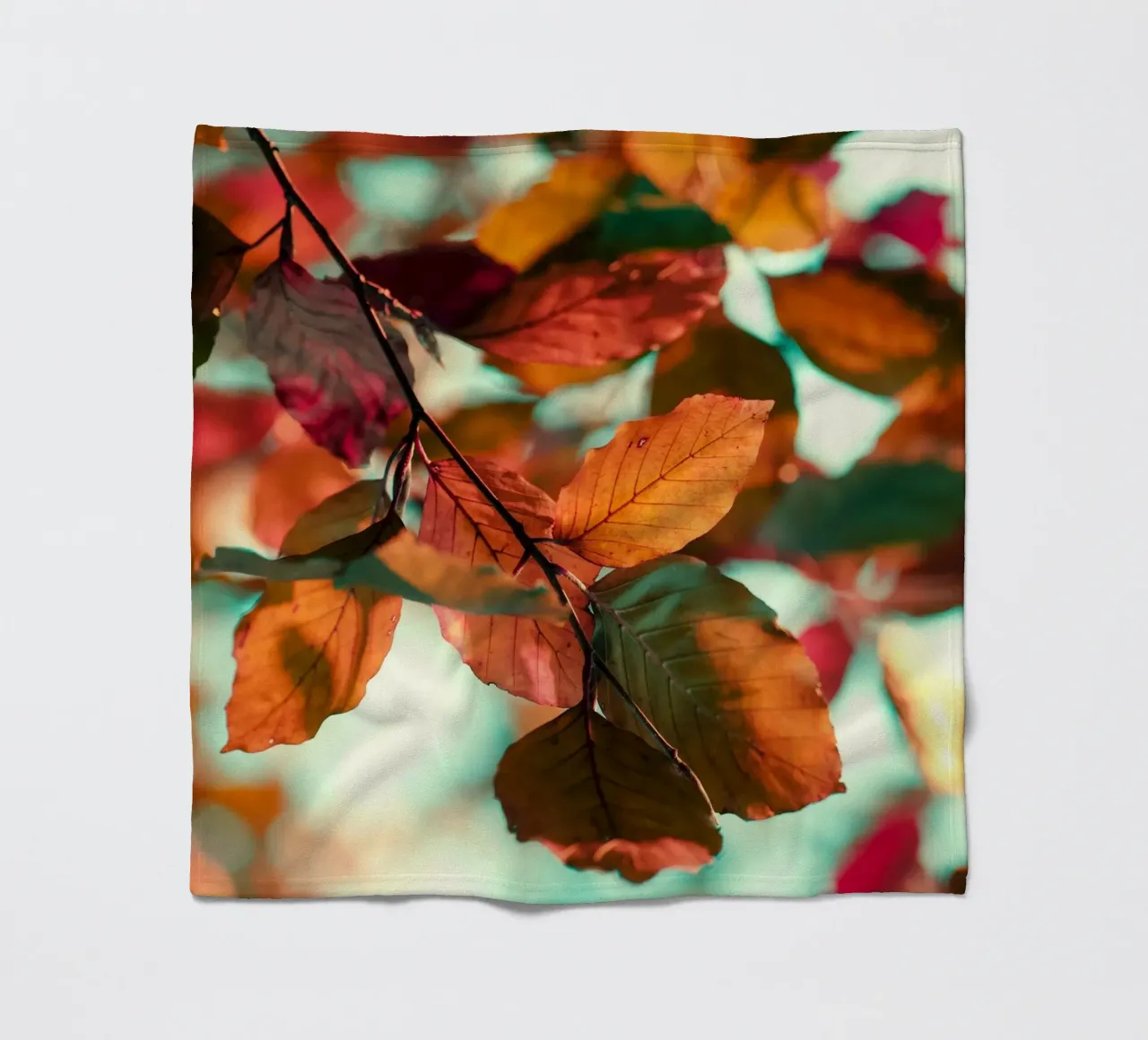 foglie d'autunno fogliame coperta in pile da Earthly Visions