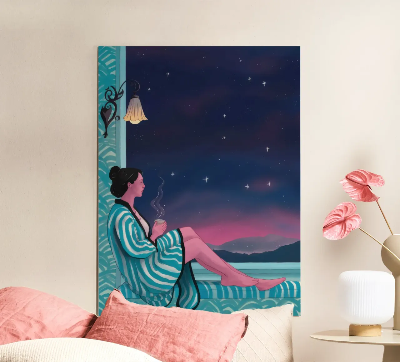 Sognatore della finestra celeste poster da Bring Haven