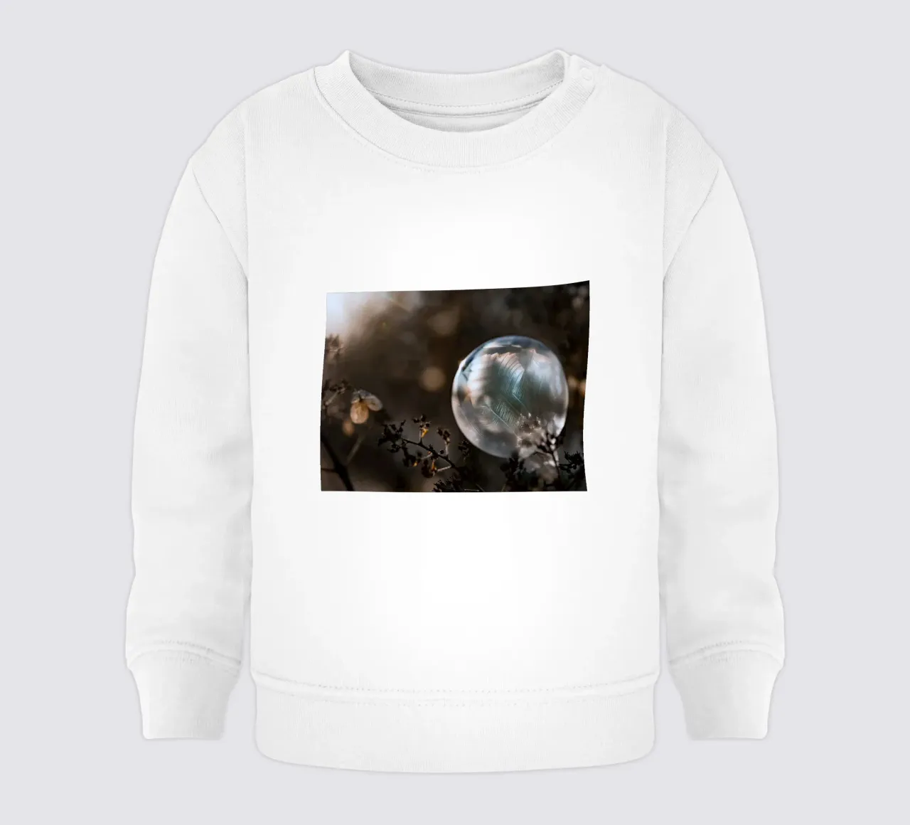 piume a bolle d'aria felpa neonato da Earthly Visions