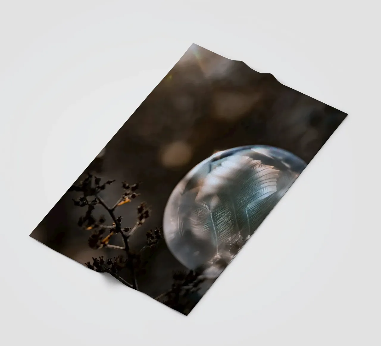 piume a bolle d'aria coperta in pile da Earthly Visions