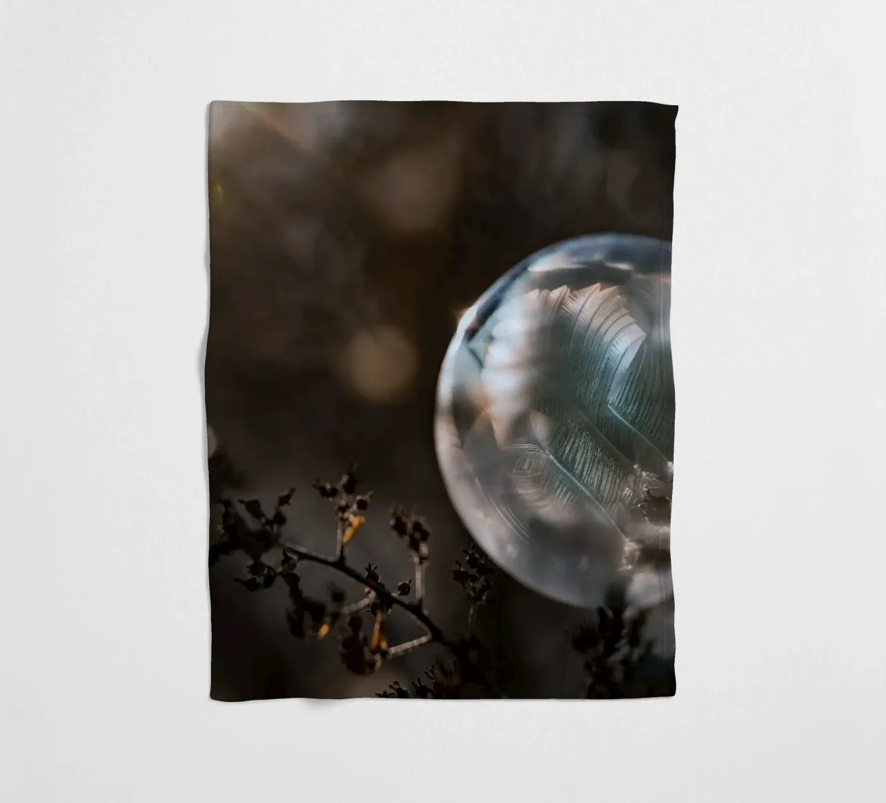 piume a bolle d'aria coperta in pile da Earthly Visions