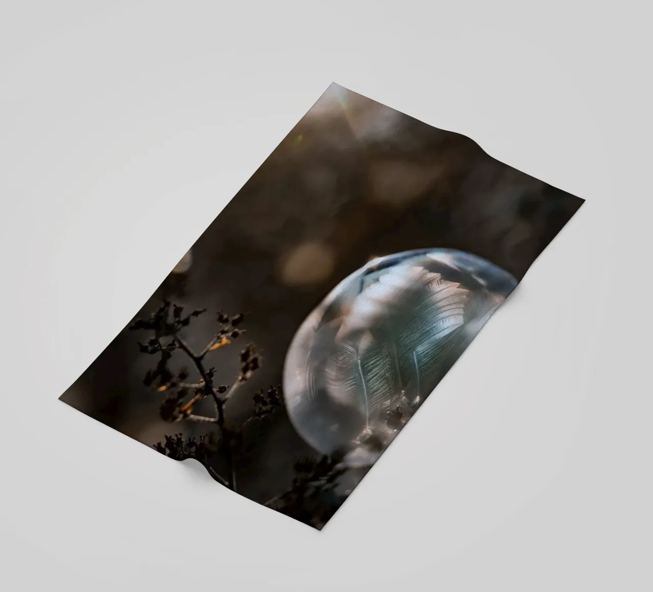 piume a bolle d'aria telo mare da Earthly Visions