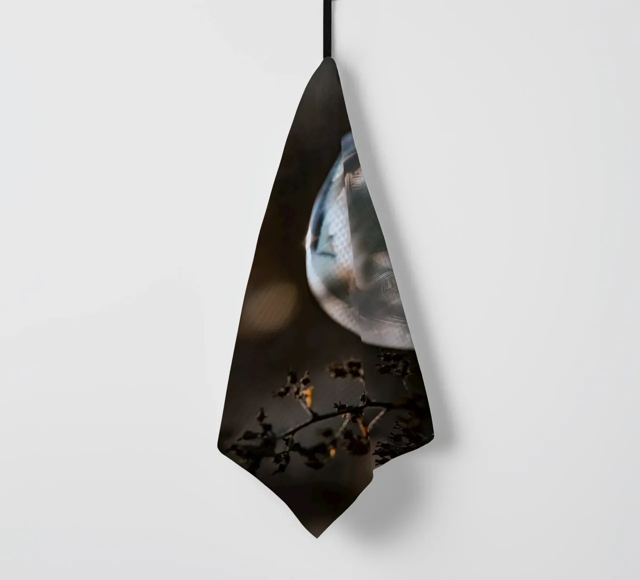 piume a bolle d'aria canovaccio da cucina da Earthly Visions