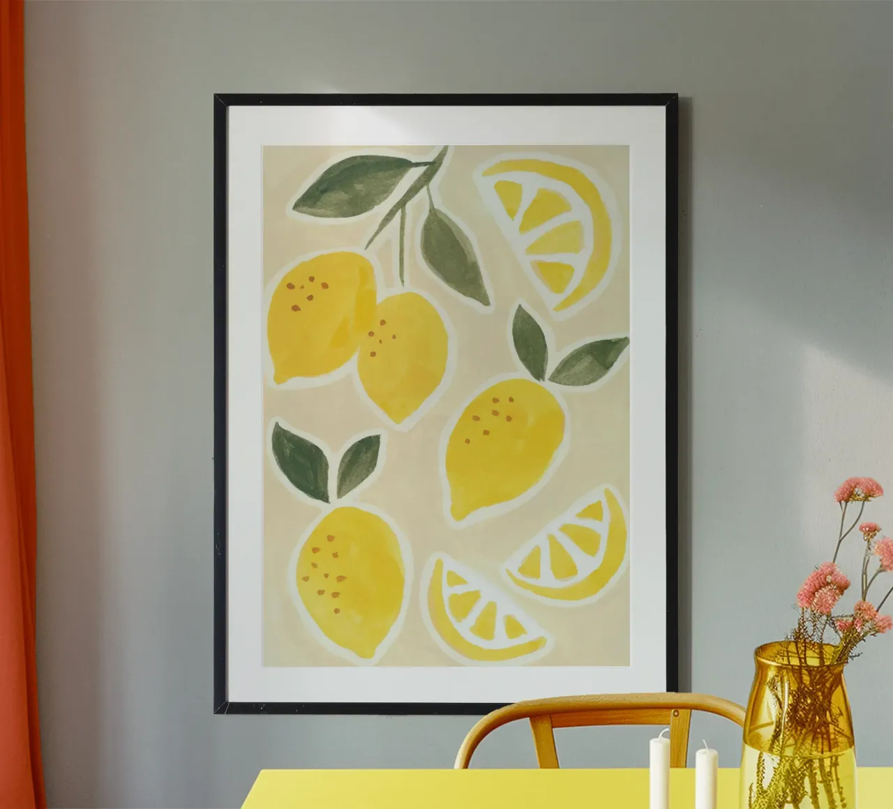 Stampa limoni soleggiati poster da Neeraprint