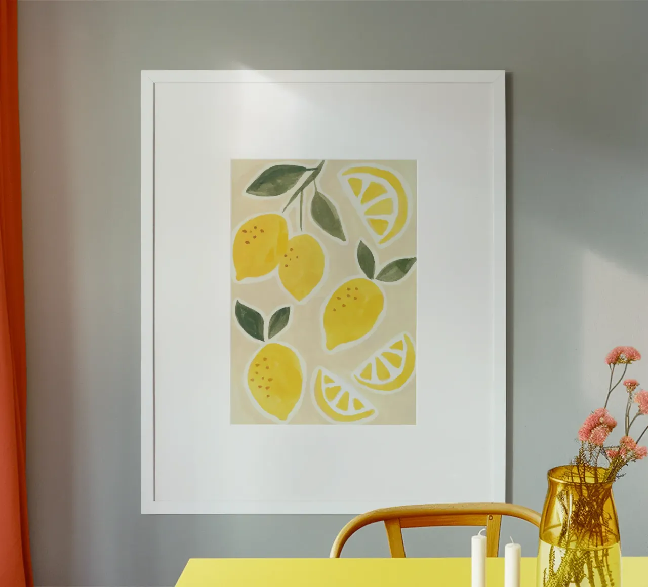 Stampa limoni soleggiati poster da Neeraprint