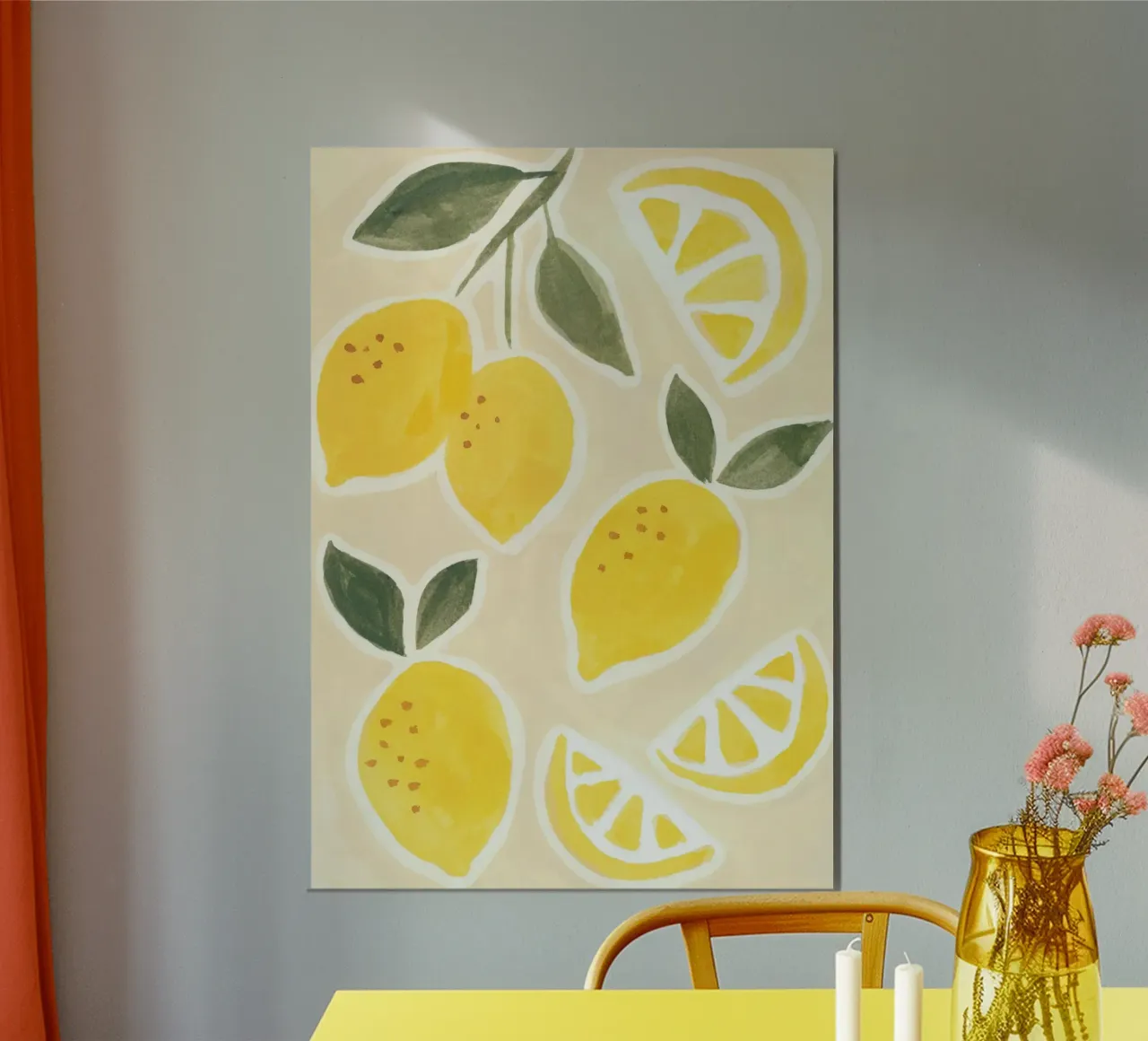 Stampa limoni soleggiati poster da Neeraprint