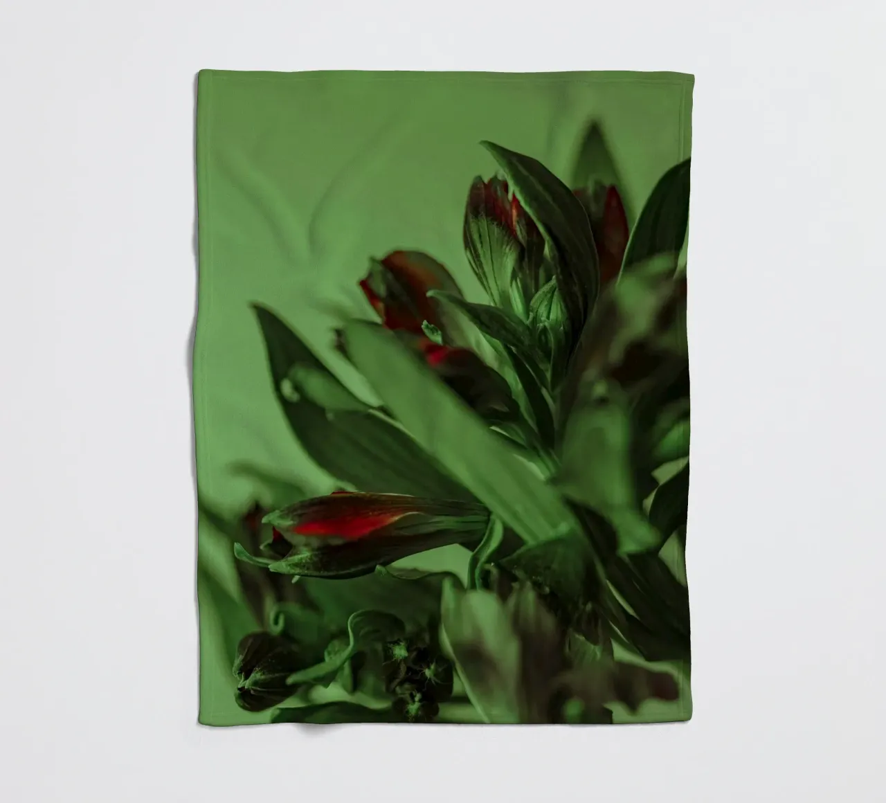 fiori foglie coperta in pile da Earthly Visions
