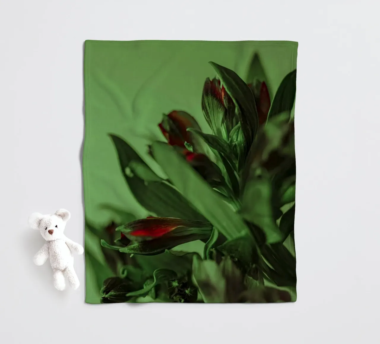 fiori foglie coperta in pile da Earthly Visions