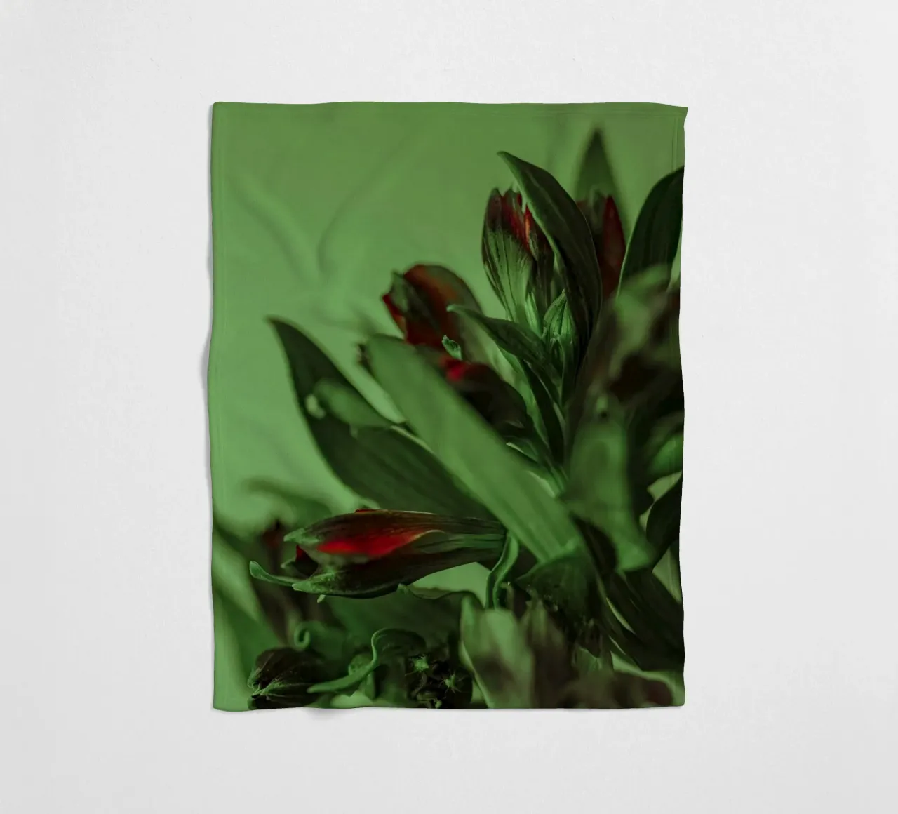 fiori foglie coperta in pile da Earthly Visions