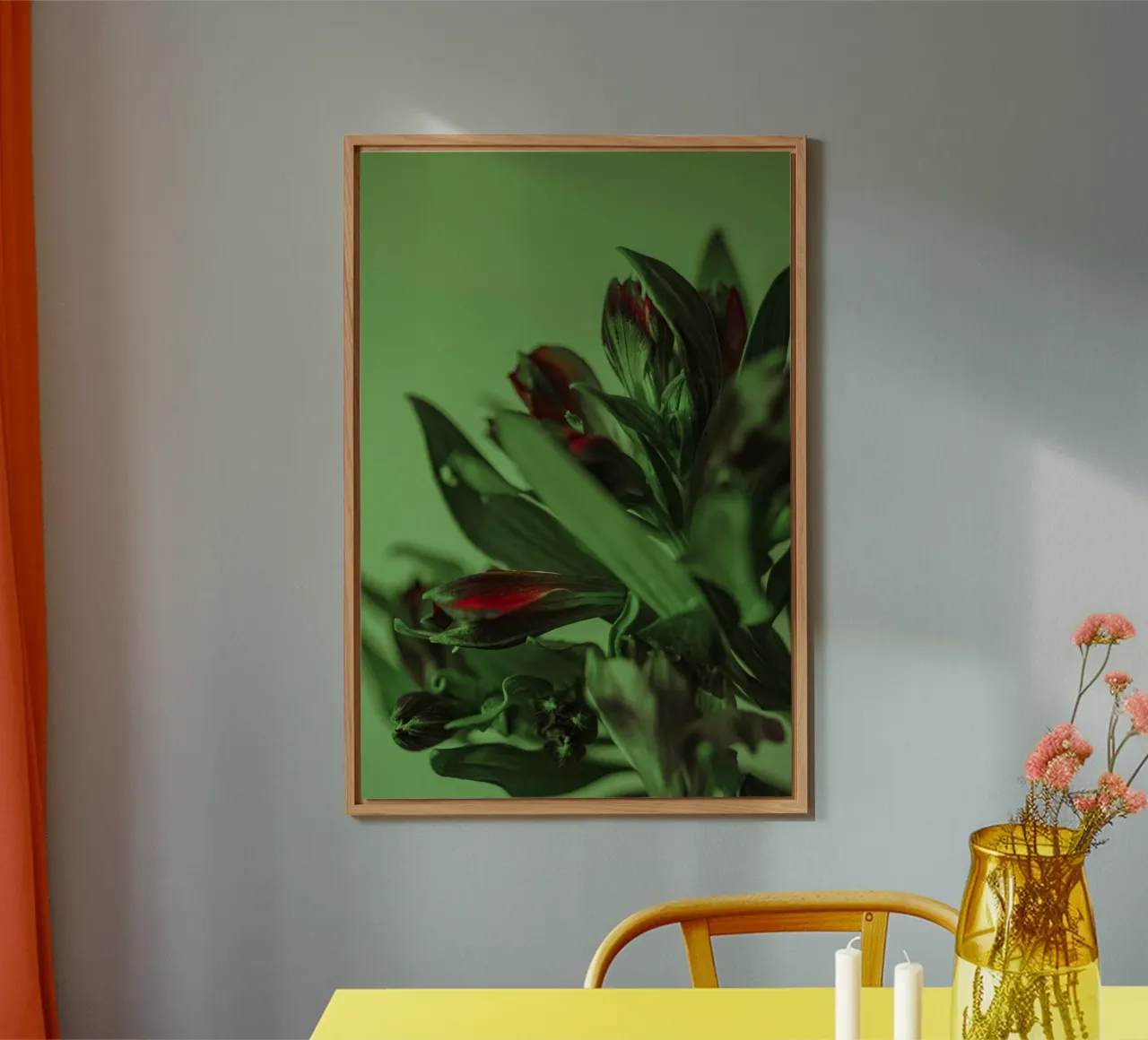 fiori foglie alluminio dibond da Earthly Visions