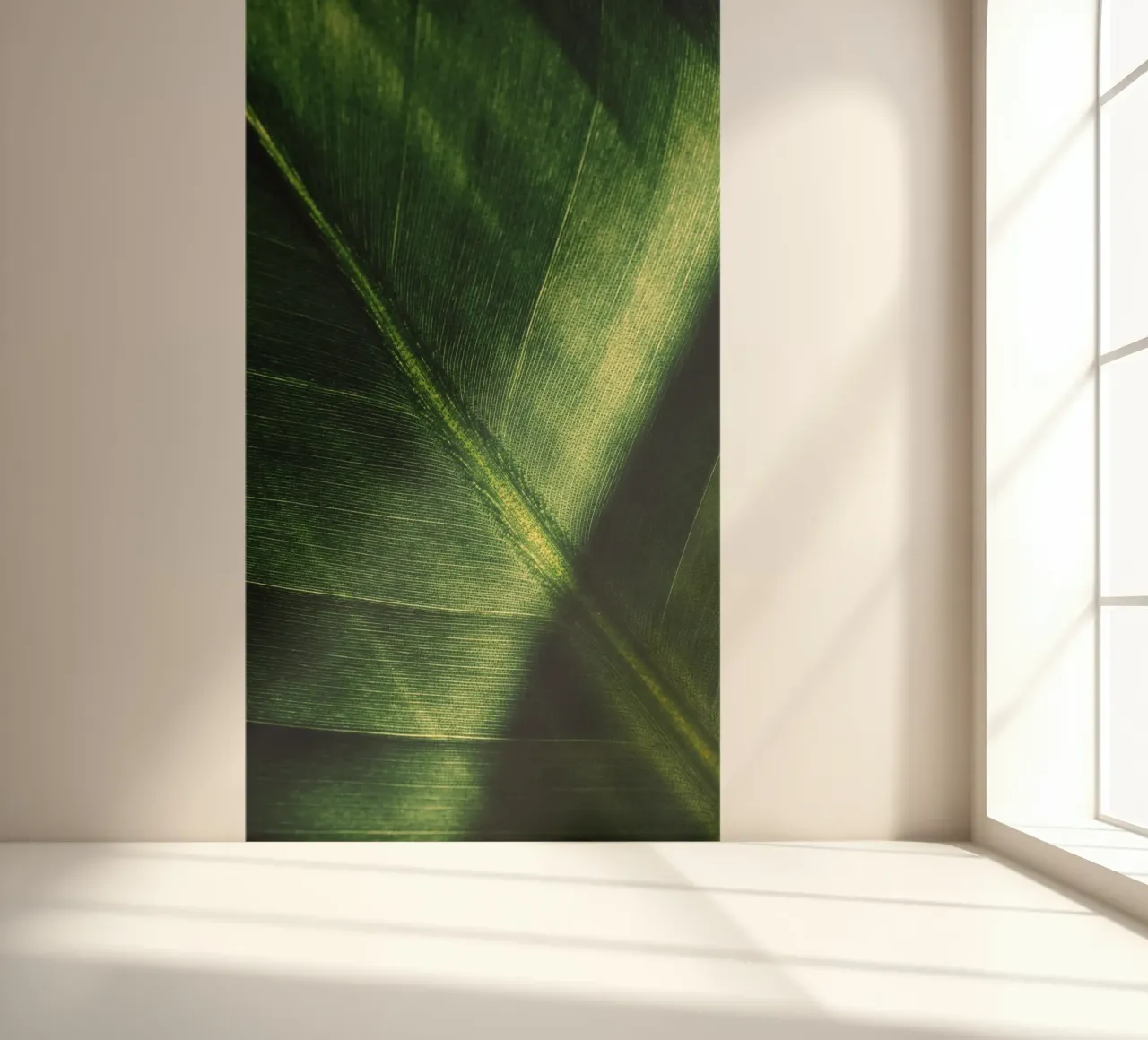 bladplant fotobehang van Earthly Visions